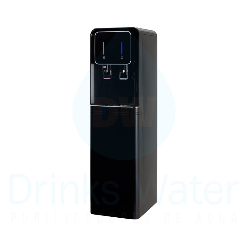 Bebedouro de coluna com sistema de filtragem - Preto